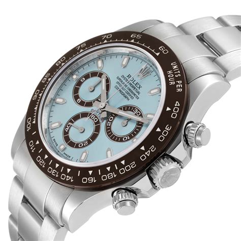 Rolex Daytona 40mm Ice Blue Dial Platinum 116506 .